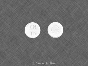 Image 1 - Imprint BN 10 G - baclofen 10 mg