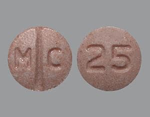 Imprint M C 25 - candesartan 8 mg