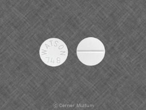 Image 1 - Imprint WATSON 748 - clonazepam 2 mg