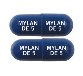 Image 1 - Imprint MYLAN DE 5 MYLAN DE 5 - dexmethylphenidate 5 mg