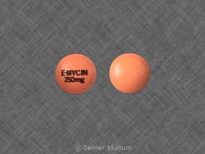 Image 1 - Imprint E-MYCIN 250mg - E-Mycin 250 mg