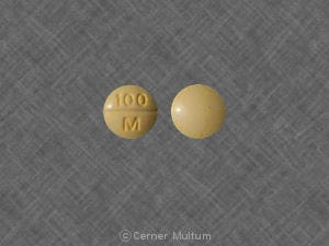 Image 1 - Imprint 100 M - levothyroxine 100 mcg (0.1 mg)