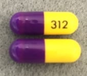 Imprint 312 - aspirin/butalbital/caffeine/codeine aspirin 325 mg / butalbital 50 mg / caffeine 40 mg / codeine phosphate 30 mg