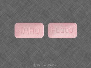 Image 1 - Imprint TARO FL200 - fluconazole 200 mg