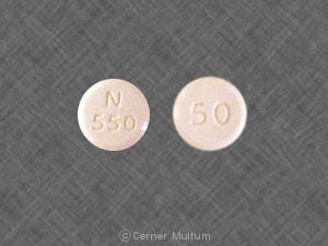 Imprint 50 N 550 - fluconazole 50 mg