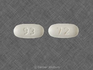 Image 1 - Imprint 93 72 - fluvoxamine 25 mg