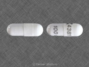 Image 1 - Imprint Logo 4381 100 mg - gabapentin 100 mg