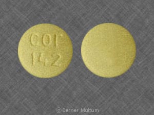 Image 1 - Imprint cor 142 - glyburide/metformin 5 mg / 500 mg