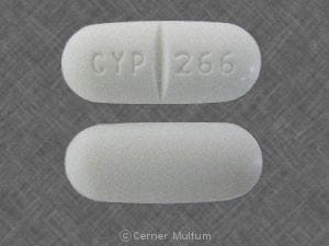 Image 1 - Imprint CYP 266 - guaifenesin/pseudoephedrine 1200 mg / 120 mg