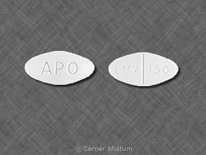 Imprint APO LMV 150 - lamivudine 150 mg