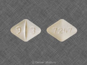 Imprint 9 3 7247 - lamotrigine 150 mg