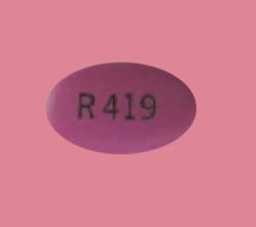 Image 1 - Imprint R419 - lamotrigine 250 mg