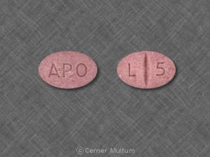 Image 1 - Imprint APO L 5 - lisinopril 5 mg