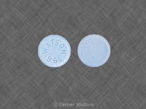 Image 1 - Imprint WATSON 861 - hydrochlorothiazide/lisinopril 12.5 mg / 20 mg