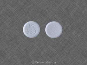 Image 1 - Imprint MP 533 - lovastatin 20 mg