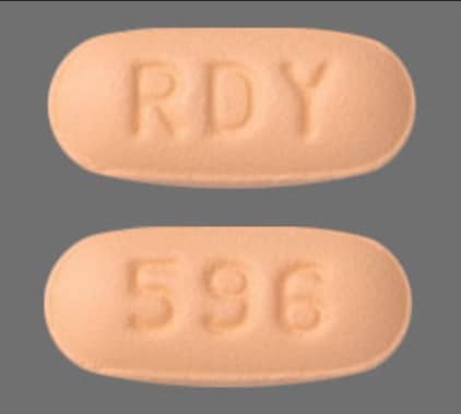 Image 1 - Imprint RDY 596 - memantine 5 mg