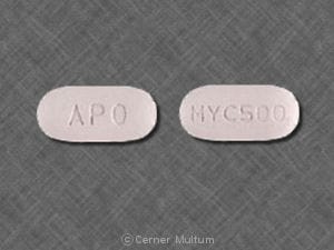 Image 1 - Imprint APO MYC500 - mycophenolate mofetil 500 mg