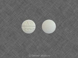Imprint AP 2462 - nadolol 40 mg