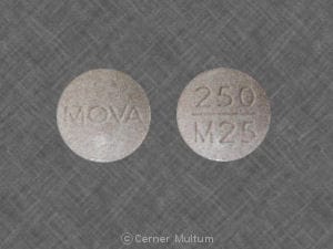 Image 1 - Imprint MOVA 250 M25 - naproxen 250 mg