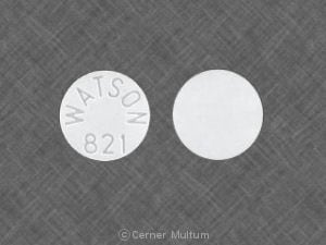 Image 1 - Imprint WATSON 821 - naproxen 250 mg