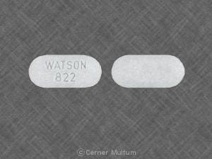 Image 1 - Imprint WATSON 822 - naproxen 375 mg