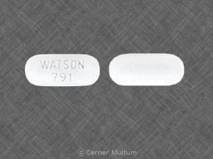 Image 1 - Imprint WATSON 791 - naproxen 500 mg