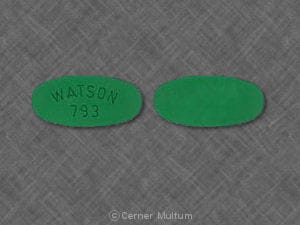 Image 1 - Imprint WATSON 793 - naproxen 550 mg
