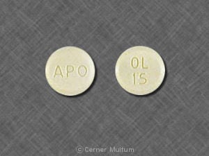 Image 1 - Imprint APO OL 15 - olanzapine 15 mg