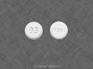 Image 1 - Imprint 93 7301 - ondansetron 4 mg