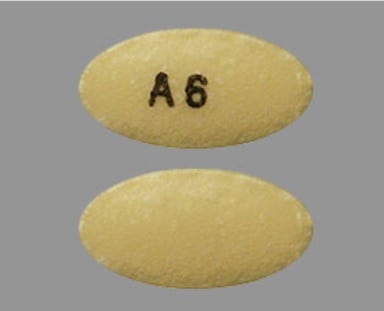 Image 1 - Imprint A6 - pantoprazole 20 mg