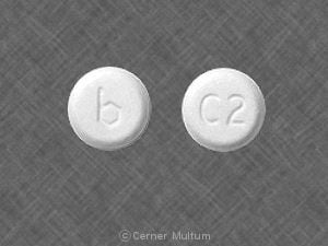 Imprint b C2 - pramipexole 0.125 mg