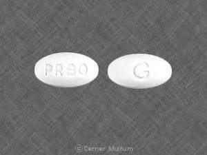 Image 1 - Imprint G PR 80 - pravastatin 80 mg