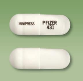 Image 1 - Imprint MINIPRESS PFIZER 431 - prazosin 1 mg