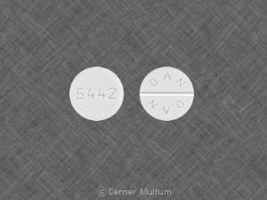 Image 1 - Imprint 5442 DAN DAN - prednisone 10 mg