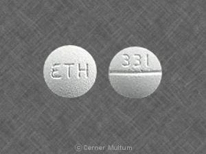 Imprint 331 ETH - propafenone 150 mg