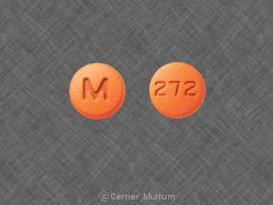 Imprint M 272 - quinapril 40 mg