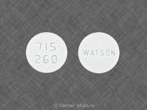 Imprint 715 260 WATSON - quinine 260 mg