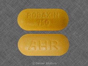 Image 1 - Imprint ROBAXIN 750 AHR - Robaxin-750 750 mg