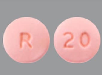 Image 1 - Imprint R 20 - rosuvastatin 20 mg