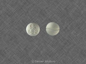 Imprint 54 582 - Roxicodone 5 mg