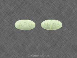 Image 1 - Imprint APO SE 25 - sertraline 25 mg