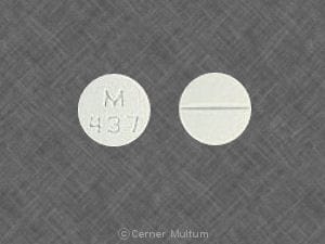 Imprint M 437 - spironolactone 100 mg