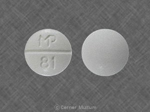Image 1 - Imprint MP 81 - sulfamethoxazole/trimethoprim 400 mg / 80 mg