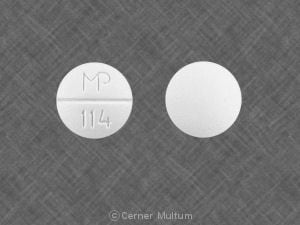 Image 1 - Imprint MP 114 - trazodone 100 mg