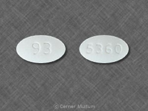 Imprint 93 5360 - ursodiol 250 mg