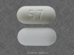 Image 1 - Imprint 57 - ZORprin 800 mg