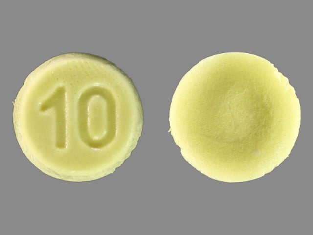 Image 1 - Imprint 10 - Zyprexa Zydis 10 mg