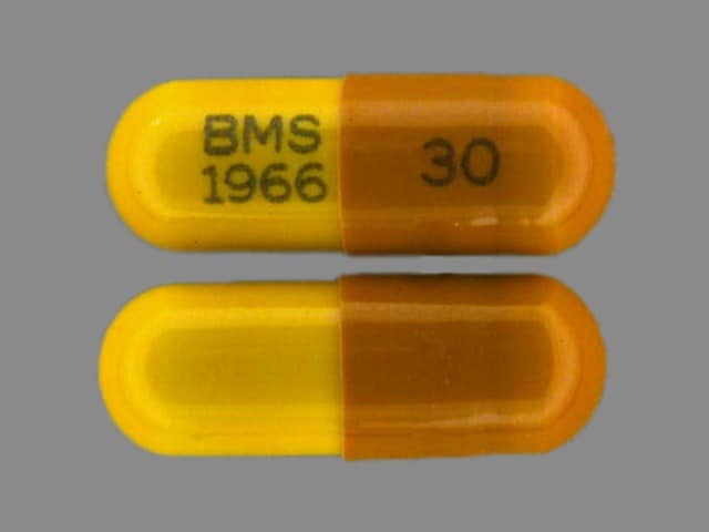 Image 1 - Imprint 30 BMS 1966 - Zerit 30 mg