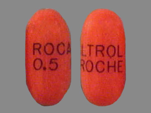 Image 1 - Imprint ROCALTROL 0.5 ROCHE - Rocaltrol 0.5 mcg