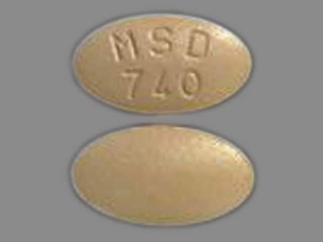 Pill Finder: Msd 740 Tan Elliptical   Oval - Medicine.com